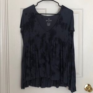 Tie dye babydoll top